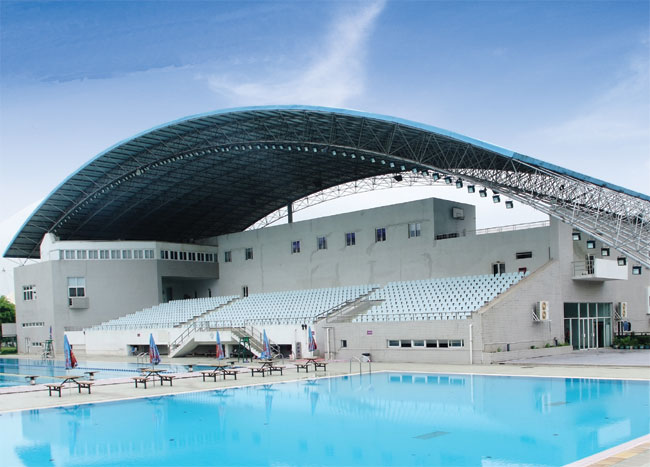 大庆游泳馆网架